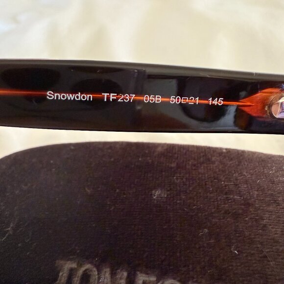Tom Ford SNOWDON Sunglasses FT0237 05B Black - Picture 3 of 10